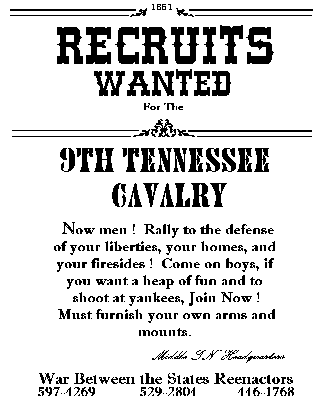 Recruits Wanted